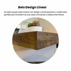 Mesa De Centro Quadrada Saara Pinho E Off White