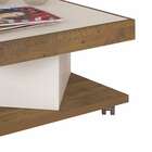 Mesa De Centro Quadrada Saara Pinho E Off White