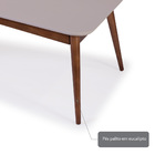 Mesa De Centro Recorte Estilo M Laqueado Fosco E Estrutura Ma