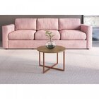 Mesa De Centro Redonda 50cm Industrial Complementos Artesano