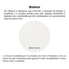 Mesa De Centro Redonda 60cm Com Vidro Multimóveis Cr45306