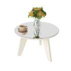 Mesa De Centro Redonda Espanha Off White