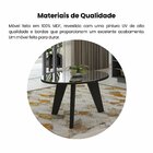 Mesa De Centro Redonda Espanha Preta