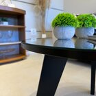 Mesa De Centro Redonda Espanha Preta