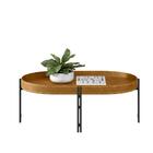 Mesa De Centro Redonda Fleming Nature Fosco