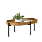 Mesa De Centro Redonda Fleming Nature Fosco