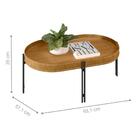 Mesa De Centro Redonda Fleming Nature Fosco