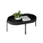 Mesa De Centro Redonda Fleming Preto Tx