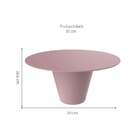 Mesa De Centro Redonda Fluo Calla Rose