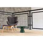 Mesa De Centro Redonda Hydro Verde Alecrim