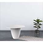 Mesa De Centro Redonda Moly Branca