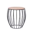 Mesa De Centro Redonda Petunia Preta