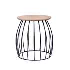 Mesa De Centro Redonda Petunia Preta