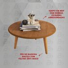 Mesa De Centro Redonda Retrô Decor  Naturalle