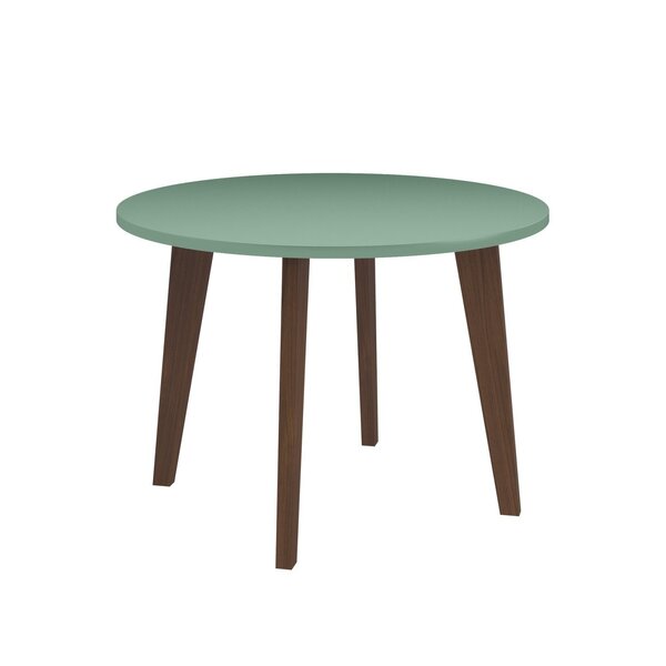 Mesa De Centro Redonda Retrô Rt3082 Movelbento Oliva