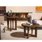 Mesa De Centro Redonda Ronnie Canela Madeirado