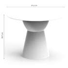 Mesa De Centro Redonda Sili Branca