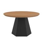 Mesa De Centro Redonda Tb605 Freijó Preto Fosco Dalla Costa