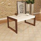 Mesa De Centro Retangular Az1014 Nogal/branco