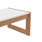 Mesa De Centro Retangular Az1022 Amêndoa/branco