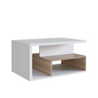 Mesa De Centro Retangular Com Nicho Branco / Montana