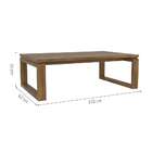 Mesa De Centro Retangular Craft Garapa 100 Cm