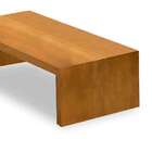 Mesa De Centro Retangular Gold 140 Imbuia 36x140x60cm