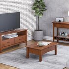 Mesa De Centro Retangular Madeira Maciça 93x59cm Bella