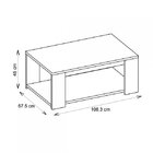 Mesa De Centro Retangular Mila Caemmun Havana