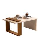 Mesa De Centro Retangular Para Sala Pérola Nature 8020 Jb Bec