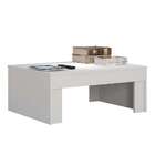 Mesa De Centro Retangular Prada Branca