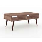 Mesa De Centro Retangular Retrô Rústico