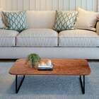 Mesa De Centro Retangular Roma Cinamomo E Preta