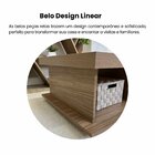 Mesa De Centro Retangular Tampo Em Tamburato 50mm Com Rodizio