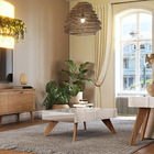 Mesa De Centro Retrô Espelhada 90 X 60 Cm Dalla Costa Mdf  Es