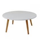 Mesa De Centro Retrô Paris  Branco