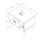 Mesa De Centro Retro Preto - Appunto