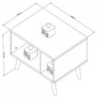 Mesa De Centro Retro Preto - Appunto