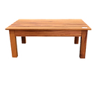 Mesa De Centro Ripada Em Madeira De Demolição - Cód 1216