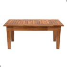 Mesa De Centro Ripada Para Sala Egito Castanho