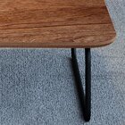 Mesa De Centro Roma 90cm X 50cm X 33cm Preto / Cinamomo