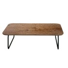 Mesa De Centro Roma 90cm X 50cm X 33cm Preto / Cinamomo