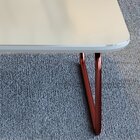 Mesa De Centro Roma 90cm X 50cm X 33cm Rose / Off White