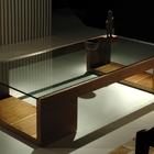 Mesa De Centro Rustic Glass