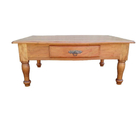 Mesa De Centro Rústica Treasure Em Madeira De Demolição - Cód