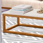 Mesa De Centro Sala De Estar S868 Off White Nature Tebar