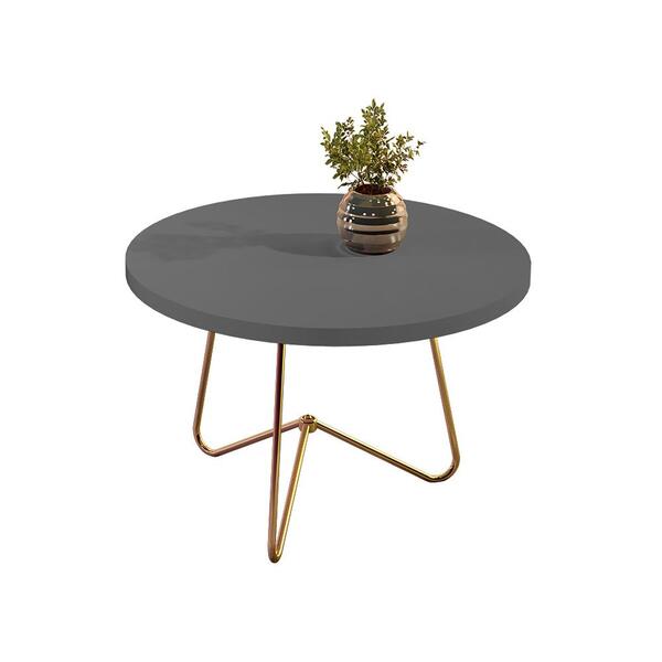 Mesa De Centro Salerno Oni Pe Dourado