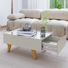 Mesa De Centro Sena Off White - Bechara Móveis