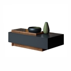 Mesa De Centro Siena Preto Amêndoa