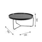 Mesa De Centro Spacce  Preto